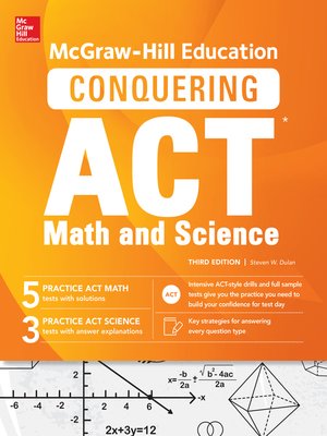 cover image of McGraw-Hill Education Conquering the ACT Math and Science